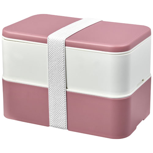 Lunch-box promotionnelle à deux blocs MIYO Renew Rose et Ivoire